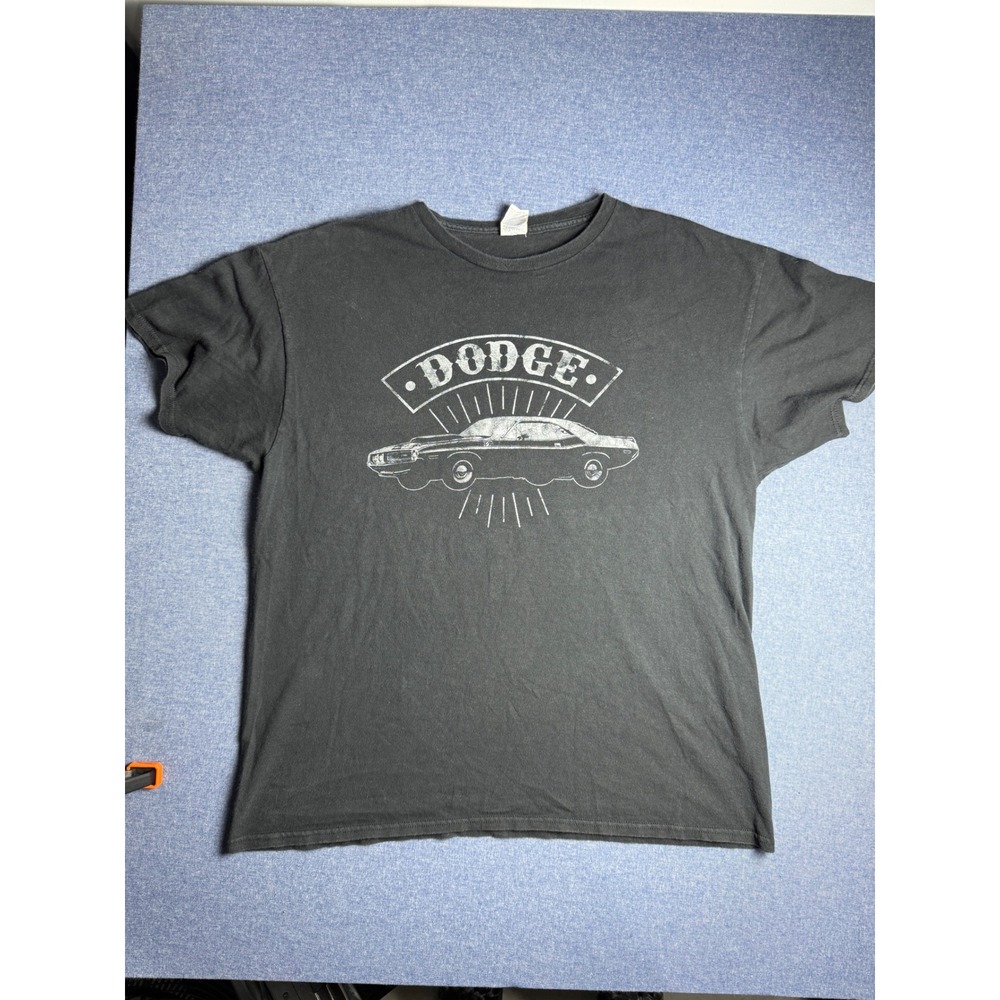 Dodge Muscle Car Graphic T-Shirt Mens XL Black Delta Pro Weight Short Sleeve Tee